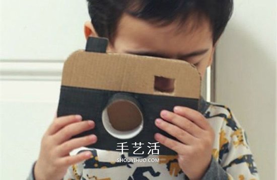 硬紙板手工制作相機(jī) 兒童做玩具相機(jī)的教程 -  rpnrmr.com