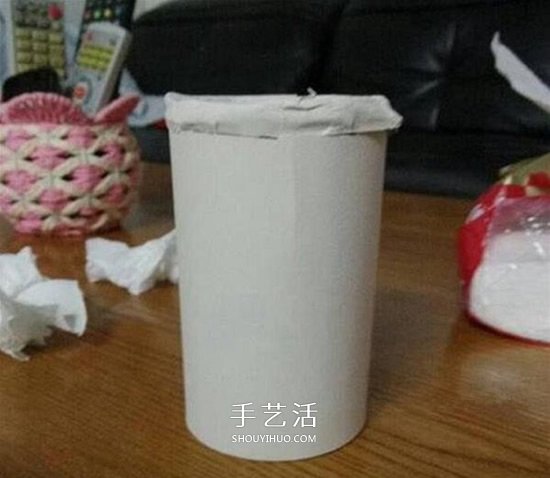 薯片桶廢物利用DIY 手工制作簡易存錢罐圖解 -  rpnrmr.com