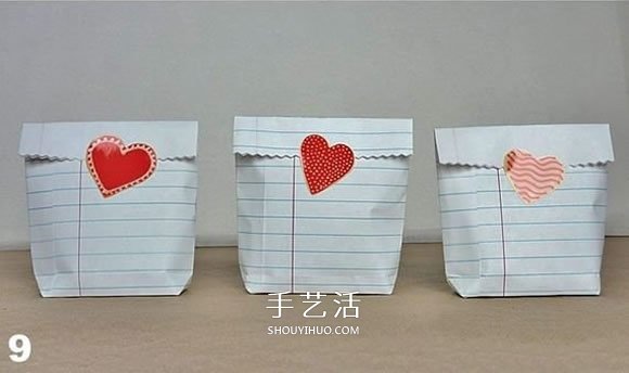 迷你小袋子折法圖解 簡易禮品紙袋折紙教程 -  rpnrmr.com
