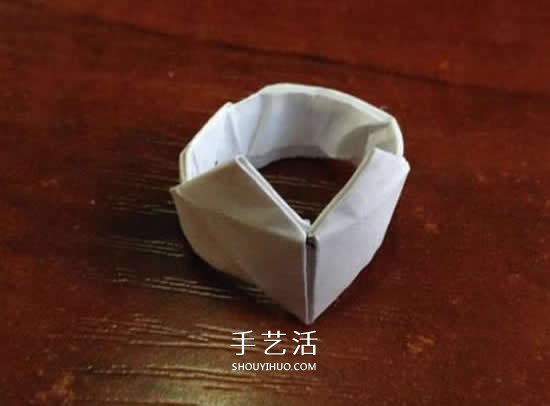 情人間的浪漫小手工：一張紙折愛心戒指圖解 -  rpnrmr.com