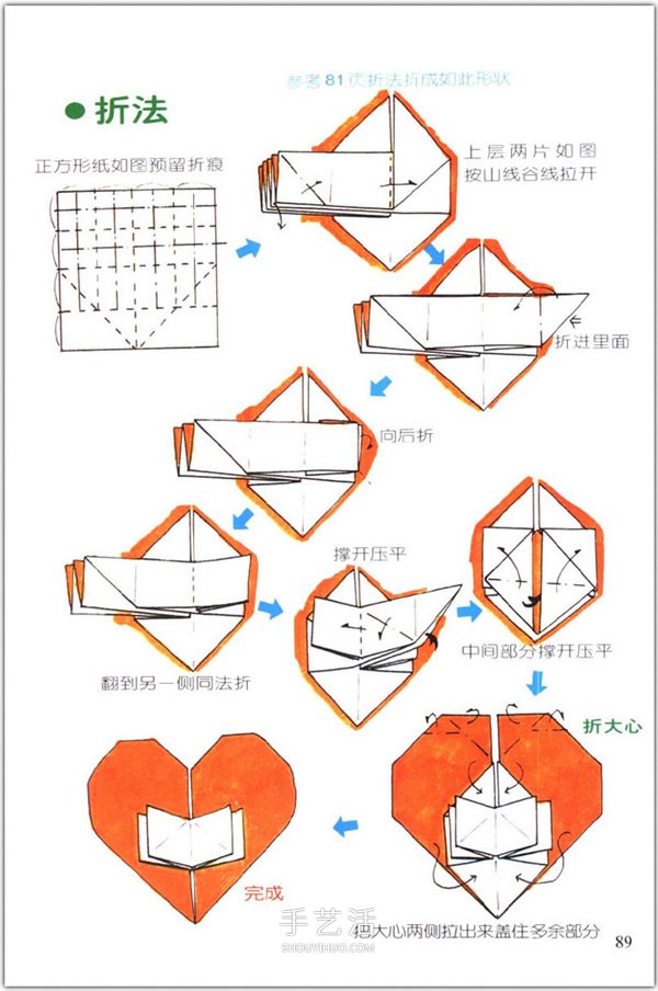 愛心怎么折？76種簡單心形的折紙方法圖解大全 -  rpnrmr.com