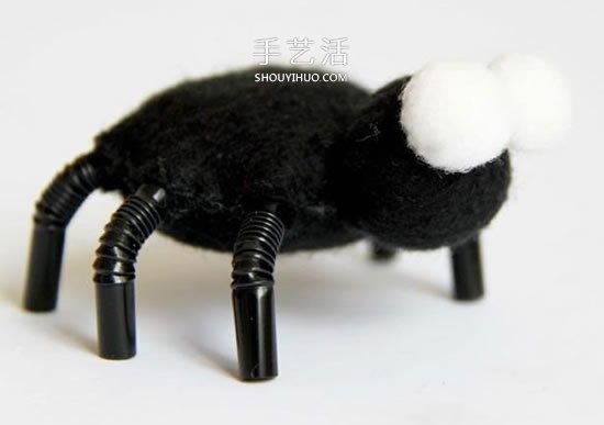 手工蜘蛛怎么做圖解 吸管手工制作萬圣節(jié)蜘蛛 -  rpnrmr.com