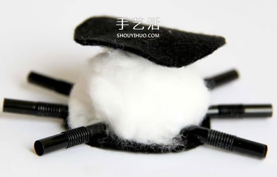 手工蜘蛛怎么做圖解 吸管手工制作萬圣節(jié)蜘蛛 -  rpnrmr.com