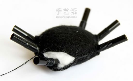手工蜘蛛怎么做圖解 吸管手工制作萬圣節(jié)蜘蛛 -  rpnrmr.com