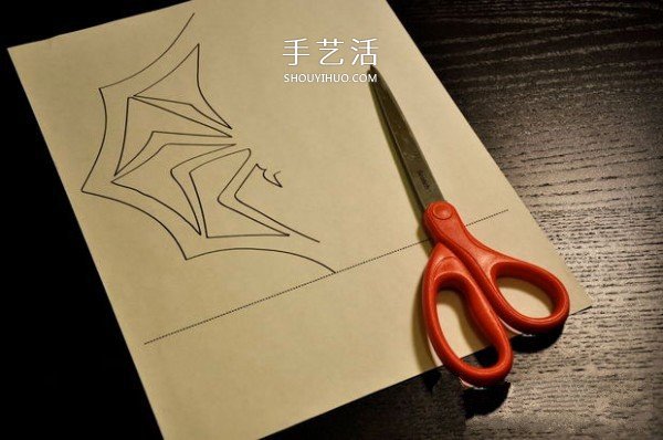 萬圣節(jié)蜘蛛剪紙的教程 含蜘蛛圖紙下載打印 -  rpnrmr.com
