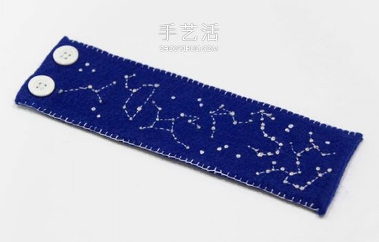 最愛美麗的星空！手工布藝星空腕帶的做法 -  rpnrmr.com