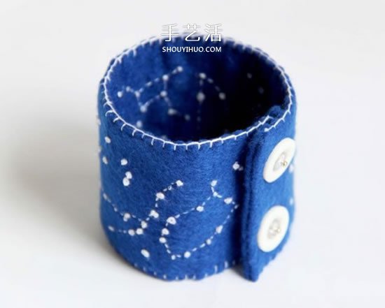 最愛美麗的星空！手工布藝星空腕帶的做法 -  rpnrmr.com