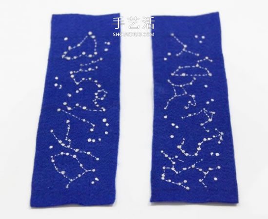最愛美麗的星空！手工布藝星空腕帶的做法 -  rpnrmr.com