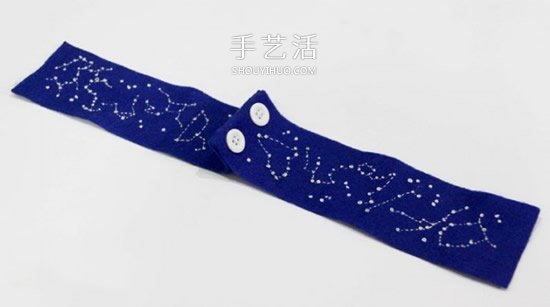 最愛美麗的星空！手工布藝星空腕帶的做法 -  rpnrmr.com