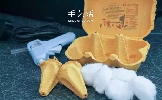 幼兒園學(xué)做冰激凌圖解 雞蛋托廢物利用小手工 -  rpnrmr.com