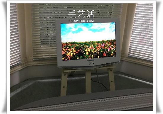 不要的畫架廢物利用 DIY改造電視架的方法 -  rpnrmr.com