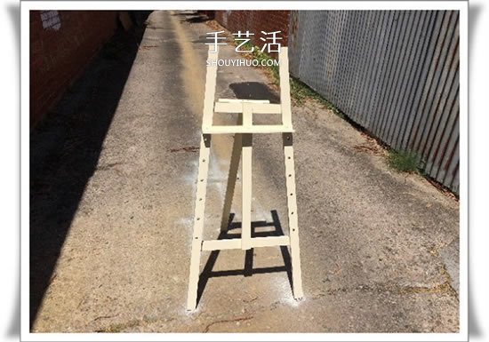 不要的畫架廢物利用 DIY改造電視架的方法 -  rpnrmr.com