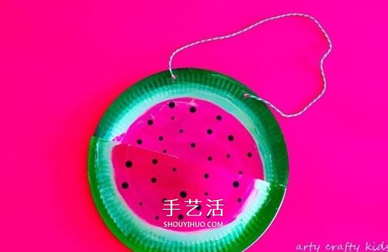 紙盤手工制作西瓜包包 簡單又可愛！ -  rpnrmr.com