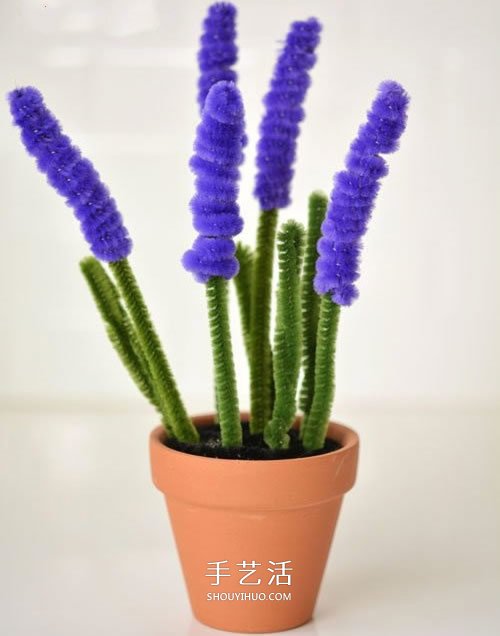 怎么用扭扭棒做薰衣草 非常簡單的手工小制作 -  rpnrmr.com