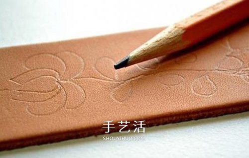 皮革上烙畫！DIY漂亮皮革燒花腕帶/手鏈做法 -  rpnrmr.com