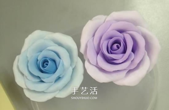 超輕粘土玫瑰花教程圖解 讓人驚艷的漸變色！ -  rpnrmr.com