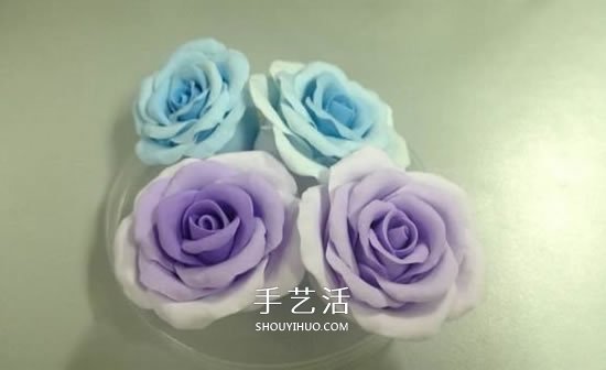超輕粘土玫瑰花教程圖解 讓人驚艷的漸變色！ -  rpnrmr.com