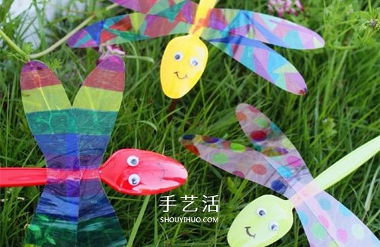 幼兒園廢物利用小制作 用一次性勺子做蜻蜓 -  rpnrmr.com