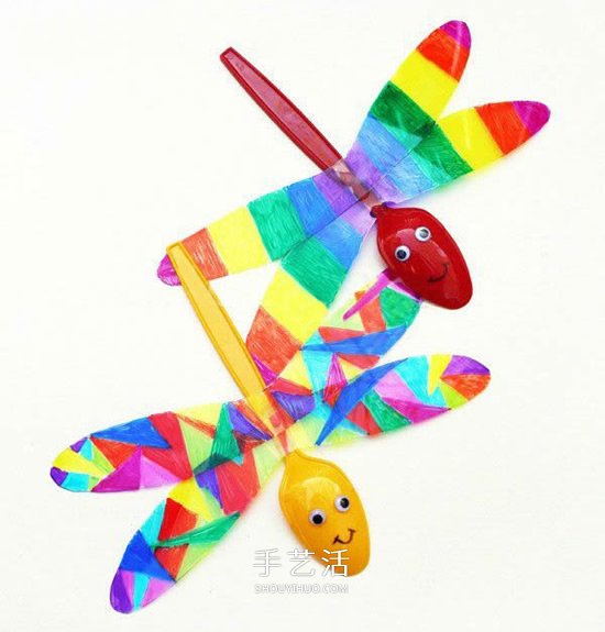 幼兒園廢物利用小制作 用一次性勺子做蜻蜓 -  rpnrmr.com