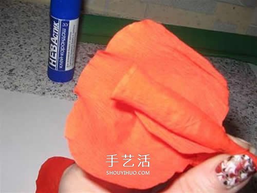皺紋紙做花：漂亮紙玫瑰花的制作方法圖解 -  rpnrmr.com