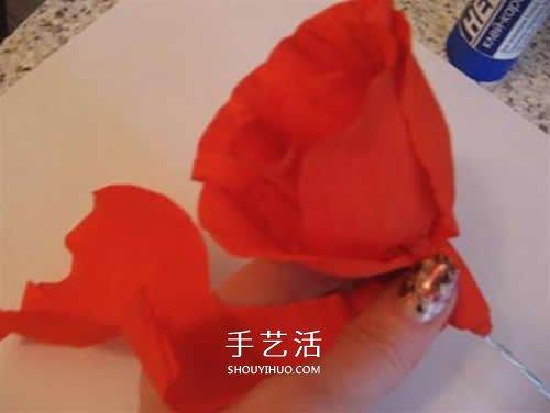 皺紋紙做花：漂亮紙玫瑰花的制作方法圖解 -  rpnrmr.com