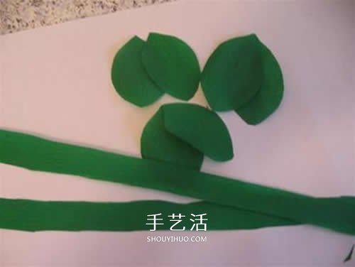 皺紋紙做花：漂亮紙玫瑰花的制作方法圖解 -  rpnrmr.com