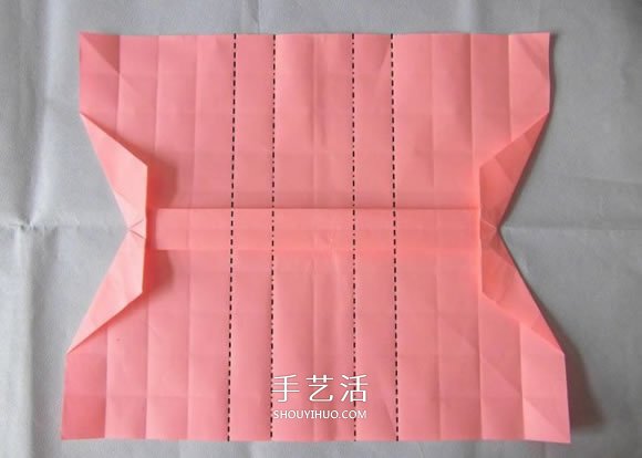 百合花紙巾盒的折法 帶花紙巾盒怎么折圖解 -  rpnrmr.com