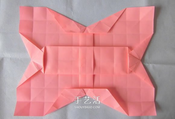 百合花紙巾盒的折法 帶花紙巾盒怎么折圖解 -  rpnrmr.com