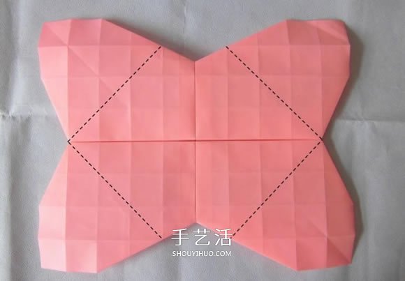 百合花紙巾盒的折法 帶花紙巾盒怎么折圖解 -  rpnrmr.com