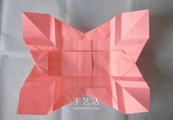 百合花紙巾盒的折法 帶花紙巾盒怎么折圖解 -  rpnrmr.com