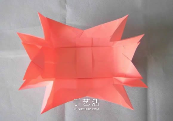 百合花紙巾盒的折法 帶花紙巾盒怎么折圖解 -  rpnrmr.com