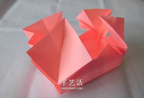 百合花紙巾盒的折法 帶花紙巾盒怎么折圖解 -  rpnrmr.com