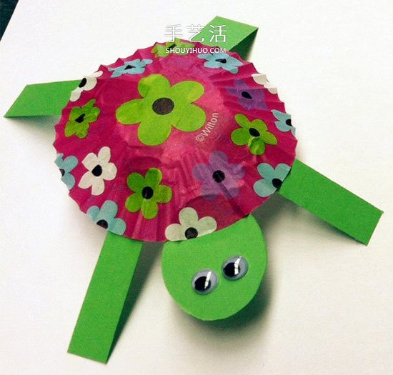 簡(jiǎn)單又可愛的幼兒園小手工 用蛋糕紙做小烏龜 -  rpnrmr.com