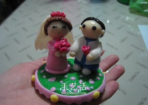 軟陶結(jié)婚娃娃的制作方法 很漂亮的婚慶裝飾擺件 -  rpnrmr.com