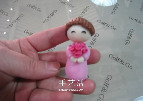 軟陶結(jié)婚娃娃的制作方法 很漂亮的婚慶裝飾擺件 -  rpnrmr.com