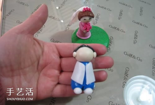 軟陶結(jié)婚娃娃的制作方法 很漂亮的婚慶裝飾擺件 -  rpnrmr.com