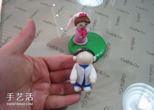 軟陶結(jié)婚娃娃的制作方法 很漂亮的婚慶裝飾擺件 -  rpnrmr.com