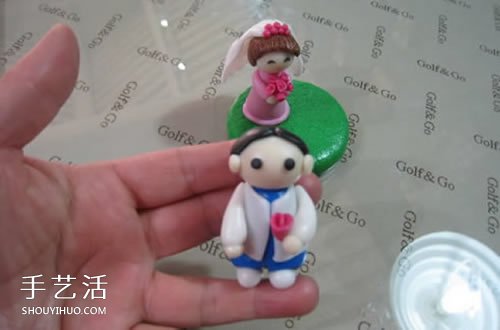 軟陶結(jié)婚娃娃的制作方法 很漂亮的婚慶裝飾擺件 -  rpnrmr.com