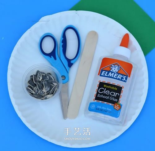 幼兒手工做向日葵的方法 紙盤向日葵制作圖片 -  rpnrmr.com