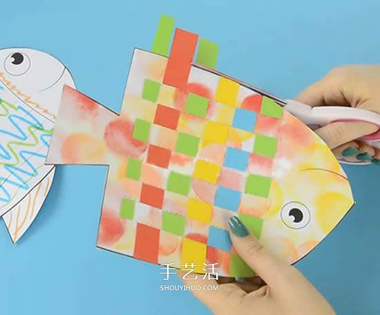 紙編小魚的詳細(xì)教程 彩紙做小魚的創(chuàng)意方法 -  rpnrmr.com