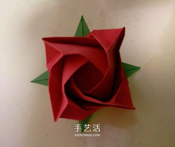 LS玫瑰花的折法圖解 手工怎么折LS玫瑰步驟 -  rpnrmr.com