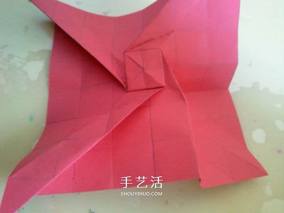 LS玫瑰花的折法圖解 手工怎么折LS玫瑰步驟 -  rpnrmr.com