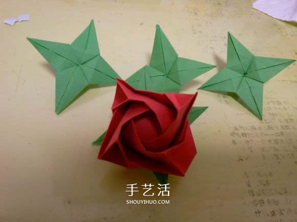 LS玫瑰花的折法圖解 手工怎么折LS玫瑰步驟 -  rpnrmr.com