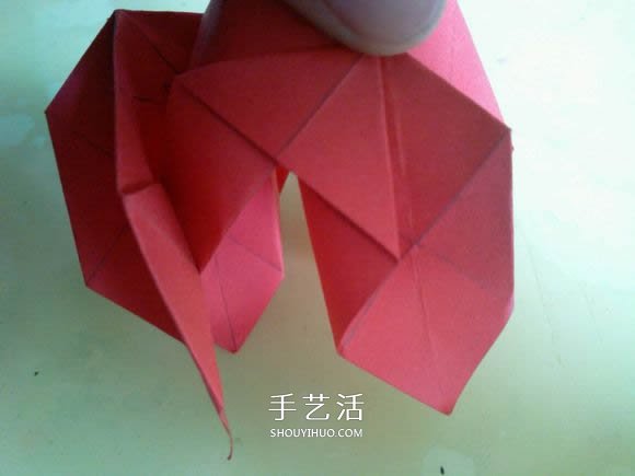 LS玫瑰花的折法圖解 手工怎么折LS玫瑰步驟 -  rpnrmr.com