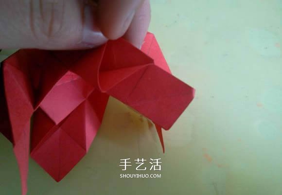 LS玫瑰花的折法圖解 手工怎么折LS玫瑰步驟 -  rpnrmr.com