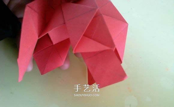LS玫瑰花的折法圖解 手工怎么折LS玫瑰步驟 -  rpnrmr.com