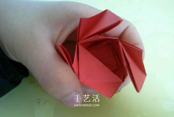 LS玫瑰花的折法圖解 手工怎么折LS玫瑰步驟 -  rpnrmr.com