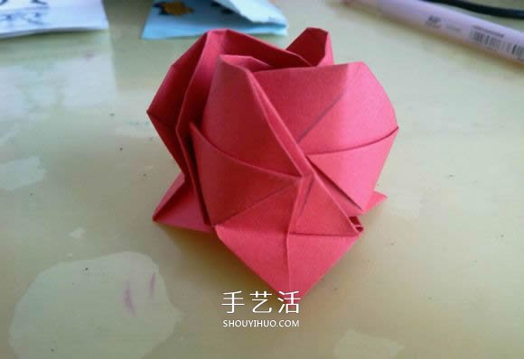 LS玫瑰花的折法圖解 手工怎么折LS玫瑰步驟 -  rpnrmr.com