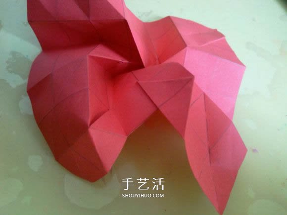 LS玫瑰花的折法圖解 手工怎么折LS玫瑰步驟 -  rpnrmr.com