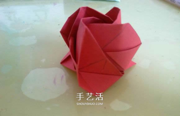 LS玫瑰花的折法圖解 手工怎么折LS玫瑰步驟 -  rpnrmr.com
